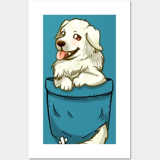 Pocket Great Pyrenees Dog Posters and Art